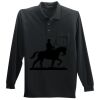 Long Sleeve Silk Touch Polo with Pocket Long Sleeve Silk Touch Polo with Pocket Thumbnail