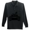 Long Sleeve Silk Touch Polo with Pocket Long Sleeve Silk Touch Polo with Pocket Thumbnail
