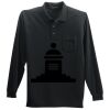 Long Sleeve Silk Touch Polo with Pocket Long Sleeve Silk Touch Polo with Pocket Thumbnail