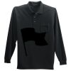 Long Sleeve Silk Touch Polo with Pocket Long Sleeve Silk Touch Polo with Pocket Thumbnail