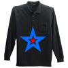 Long Sleeve Silk Touch Polo with Pocket Long Sleeve Silk Touch Polo with Pocket Thumbnail