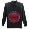 Long Sleeve Silk Touch Polo with Pocket Long Sleeve Silk Touch Polo with Pocket Thumbnail