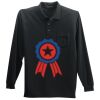 Long Sleeve Silk Touch Polo with Pocket Long Sleeve Silk Touch Polo with Pocket Thumbnail