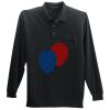 Long Sleeve Silk Touch Polo with Pocket Thumbnail