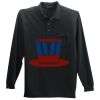 Long Sleeve Silk Touch Polo with Pocket Long Sleeve Silk Touch Polo with Pocket Thumbnail