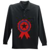 Long Sleeve Silk Touch Polo with Pocket Long Sleeve Silk Touch Polo with Pocket Thumbnail
