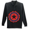Long Sleeve Silk Touch Polo with Pocket Long Sleeve Silk Touch Polo with Pocket Thumbnail