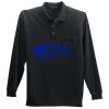 Long Sleeve Silk Touch Polo with Pocket Long Sleeve Silk Touch Polo with Pocket Thumbnail