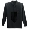 Long Sleeve Silk Touch Polo with Pocket Long Sleeve Silk Touch Polo with Pocket Thumbnail