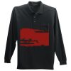 Long Sleeve Silk Touch Polo with Pocket Long Sleeve Silk Touch Polo with Pocket Thumbnail