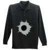 Long Sleeve Silk Touch Polo with Pocket Long Sleeve Silk Touch Polo with Pocket Thumbnail