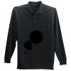 Long Sleeve Silk Touch Polo with Pocket Long Sleeve Silk Touch Polo with Pocket Thumbnail