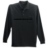 Long Sleeve Silk Touch Polo with Pocket Long Sleeve Silk Touch Polo with Pocket Thumbnail