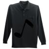 Long Sleeve Silk Touch Polo with Pocket Long Sleeve Silk Touch Polo with Pocket Thumbnail