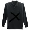 Long Sleeve Silk Touch Polo with Pocket Long Sleeve Silk Touch Polo with Pocket Thumbnail