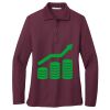 Women's Silk Touch Long Sleeve Polo Women's Silk Touch Long Sleeve Polo Thumbnail