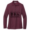 Women's Silk Touch Long Sleeve Polo Women's Silk Touch Long Sleeve Polo Thumbnail